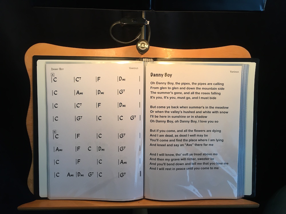 Example using a display book